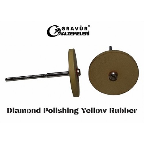 Diamond yellow rubber